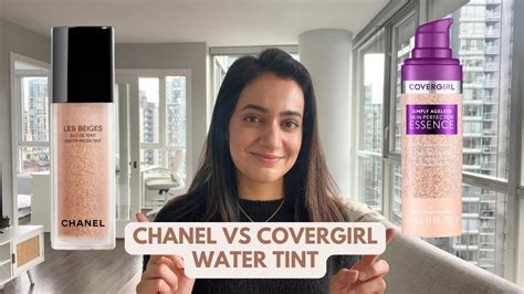 dupe for chanel water-fresh tint|Chanel Water Fresh Tint v Covergirl Skin Perfector Essence  .